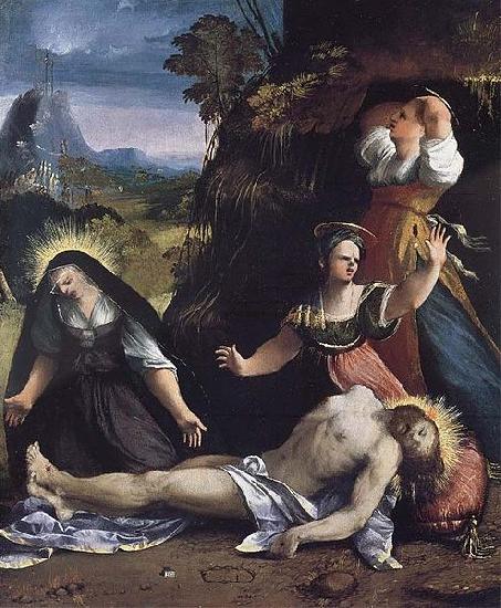 Dosso Dossi Lamentation over the Body of Christ France oil painting art